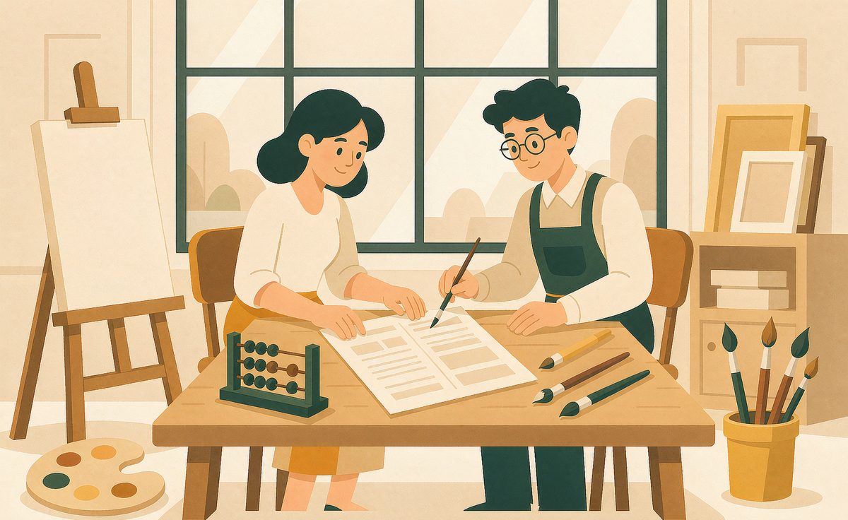 北京画室学费对比，家长与老师核对费用明细